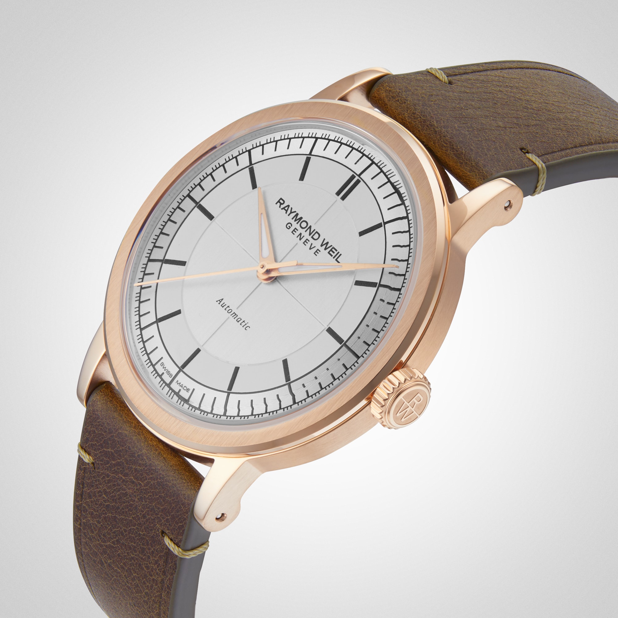Raymond Weil Millesime 39mm Mens Watch Silver