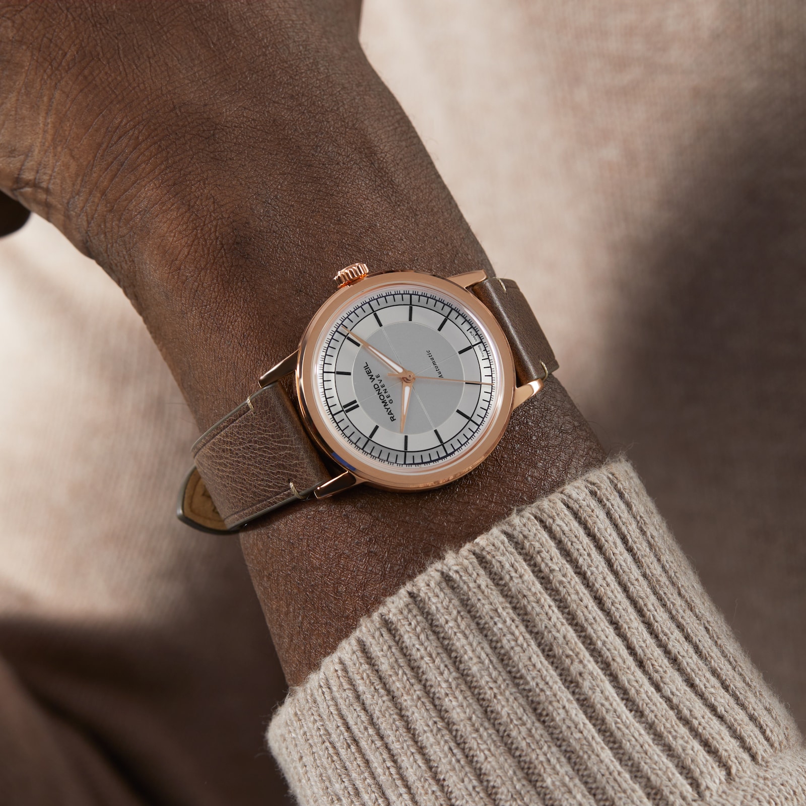 Raymond Weil Millesime 39.5mm Mens Watch Silver