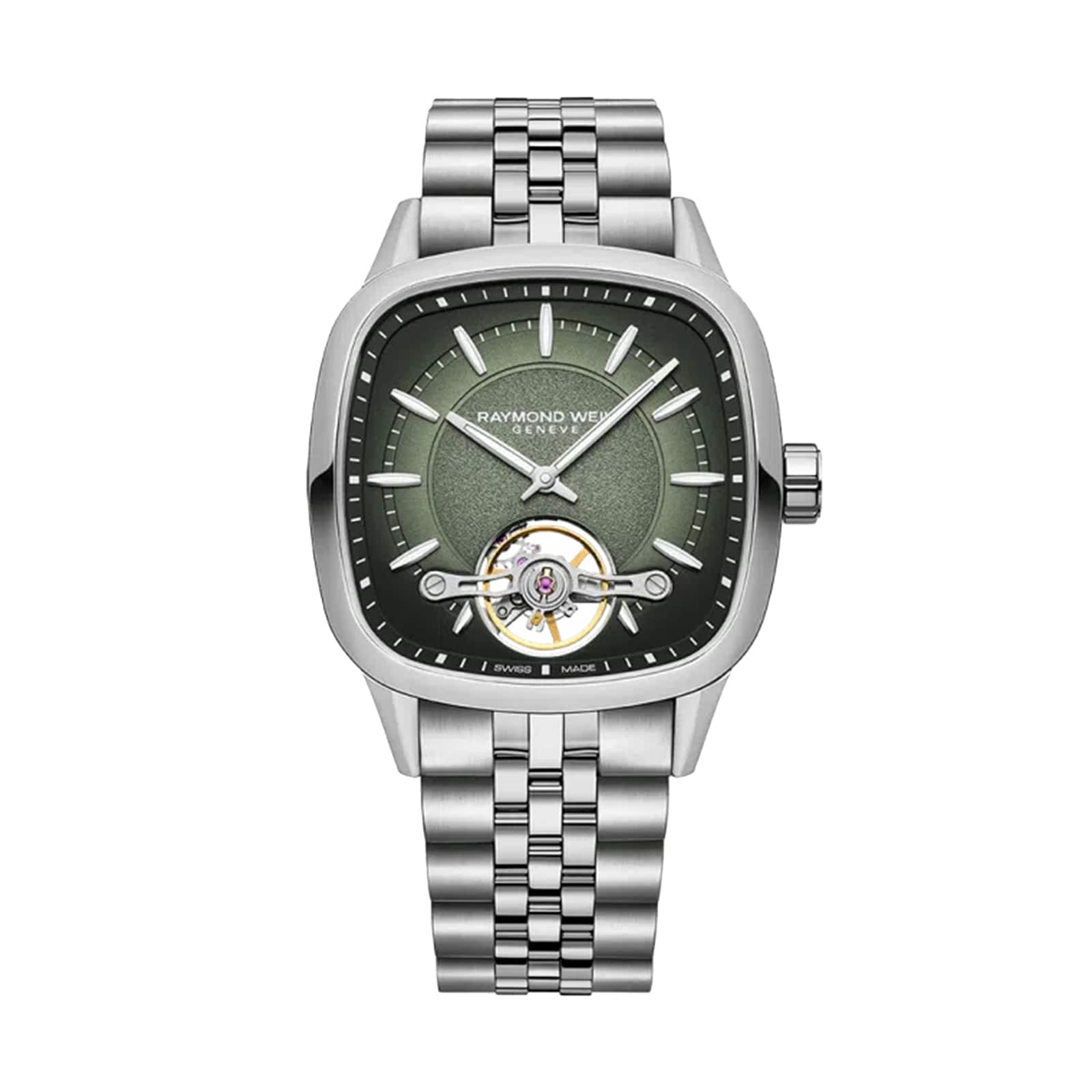 Raymond Weil Freelancer 40mm Mens Watch Green