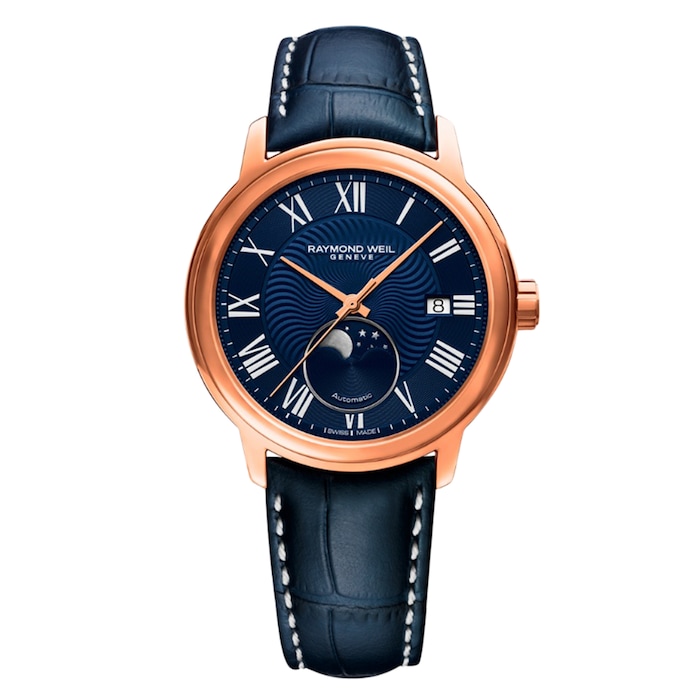Raymond Weil Maestro 40mm Mens Watch Blue