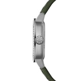 Raymond Weil Freelancer Ladies Automatic Green Dial 60 Laboratory Grown Diamonds Leather Strap Watch 34.5 x 34.5 mm