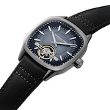 Raymond Weil Freelancer Calibre RW1212 Mens Automatic Black Leather Strap Watch 40 x 40 mm