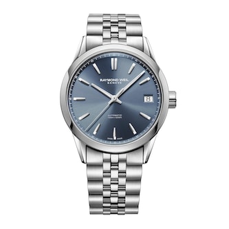 Raymond Weil Freelancer Date 40mm Mens Watch Blue