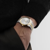 Raymond Weil Freelancer Date Classic Two-Tone Yellow Gold 40mm Cream Dial Mens Watch