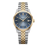 Raymond Weil Freelancer Automatic Blue Dial Stainless Steel Two-tone Bracelet Watch 38 mm