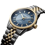 Raymond Weil Freelancer Automatic Blue Dial Stainless Steel Two-tone Bracelet Watch 38 mm