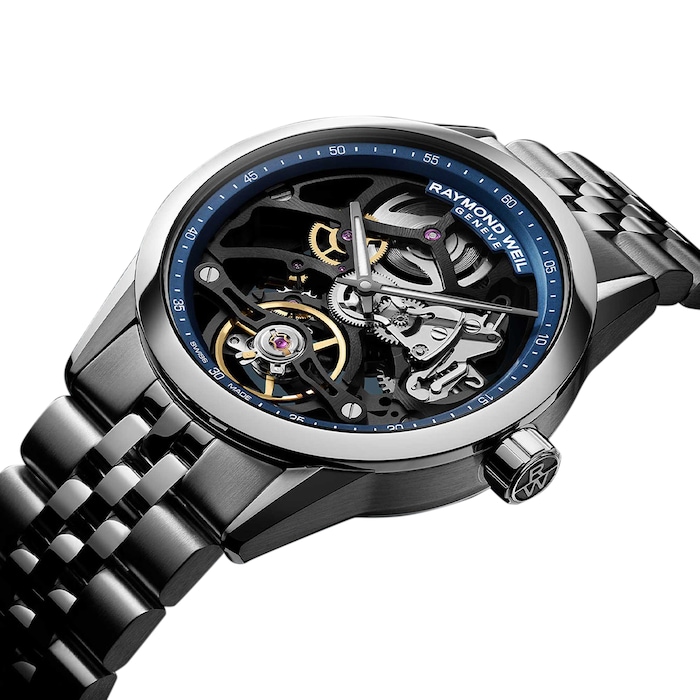 Raymond Weil Freelancer Skeleton 38mm Mens Watch