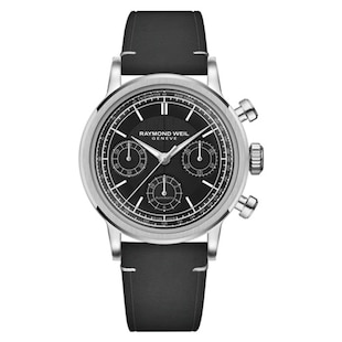 Raymond Weil Millesime 39.5mm Mens Watch Black