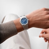 Raymond Weil A.R.T. Date Automatic 38mm Mens Watch Blue Dial Stainless Steel Bracelet
