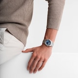Raymond Weil A.R.T. Date Automatic 38mm Mens Watch Blue Dial Stainless Steel Bracelet