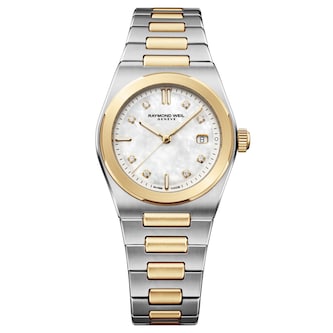 Raymond Weil A.R.T Date Mother of Pearl Ladies Watch Raymond Weil A.R.T Date Mother of Pearl Ladies Watch