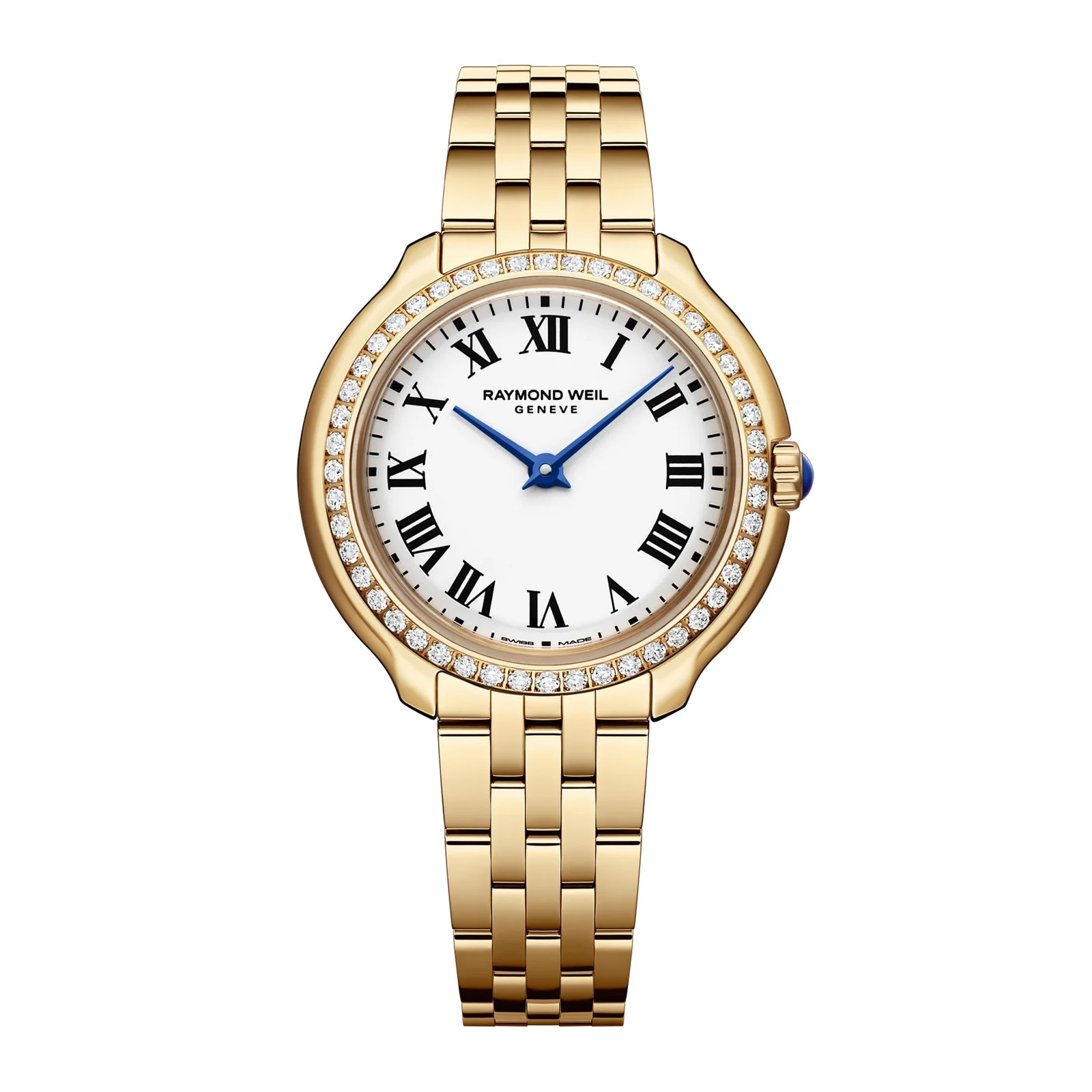 Raymond Weil Toccata Heritage 28mm Ladies Watch Silver Dial Yellow Gold PVD Plating Raymond Weil Toccata Heritage 28mm Ladies Watch Silver Dial Yellow Gold PVD Plating