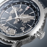 Raymond Weil Freelancer World-Traveller GMT Limited Edition 40mm Mens Watch Blue Dial Leather Strap