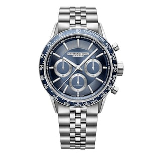 Raymond Weil Freelancer Automatic Chronograph 43.5mm Mens Watch Blue