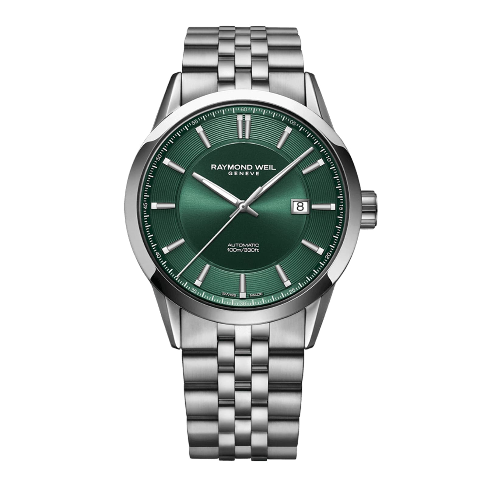 Freelancer Automatic 42mm Mens Watch Green