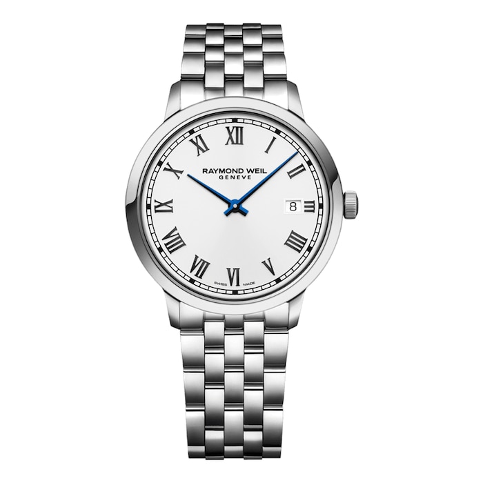Raymond Weil Toccata 39mm Mens Watch White Stainless Steel