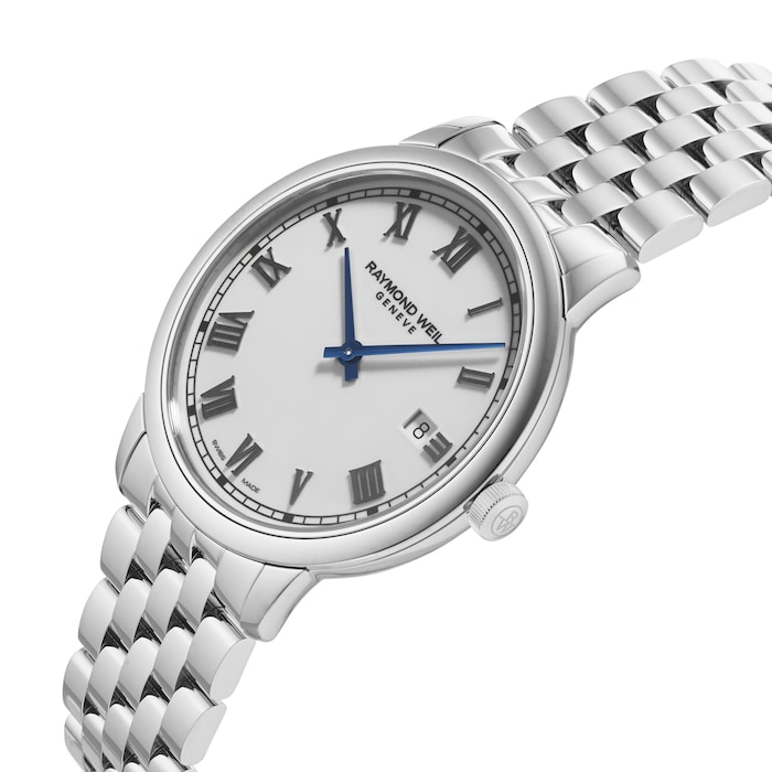 Raymond Weil Toccata 39mm Mens Watch White Stainless Steel