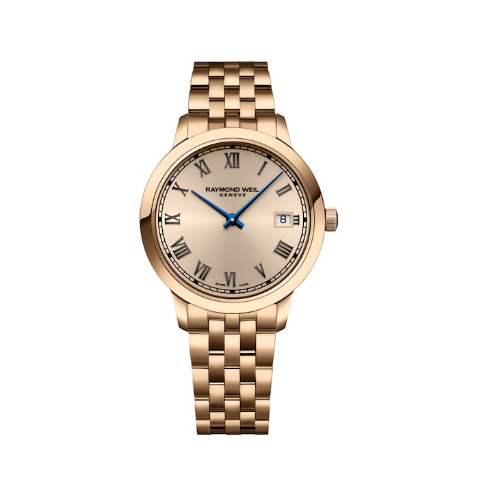 Raymond Weil Toccata Ladies Rose Gold PVD Quartz Watch, 34 mm