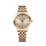 Raymond Weil Toccata Ladies Rose Gold PVD Quartz Watch, 34 mm