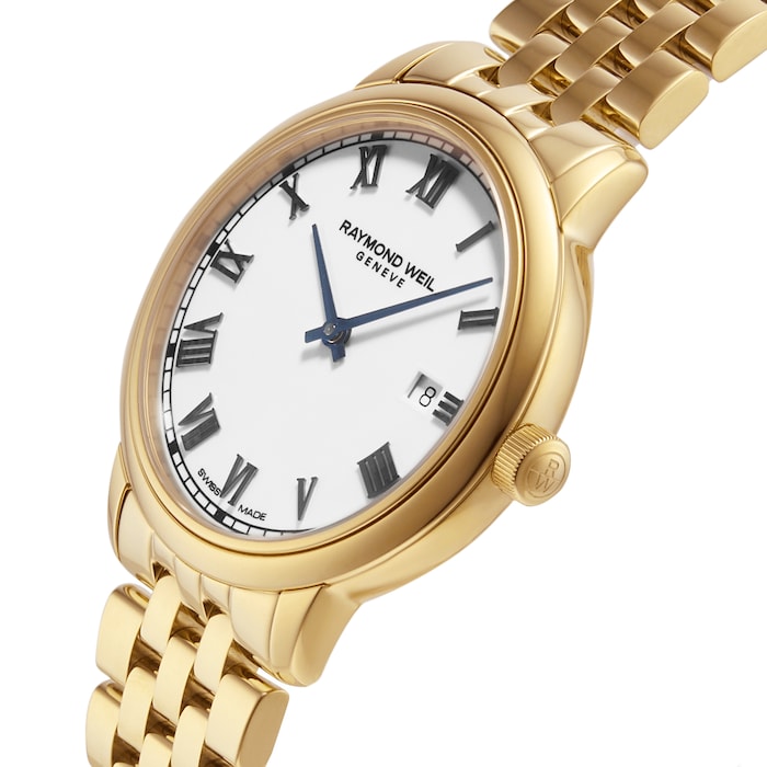 Raymond Weil Toccata Gold PVD Quartz 29mm Ladies Watch White