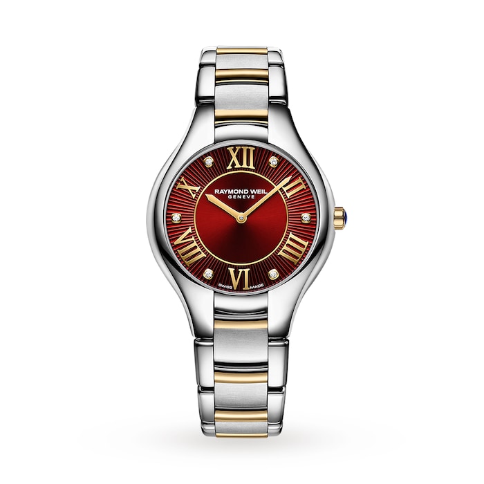 Raymond Weil Noemia Ladies Watch 32mm Red Dial