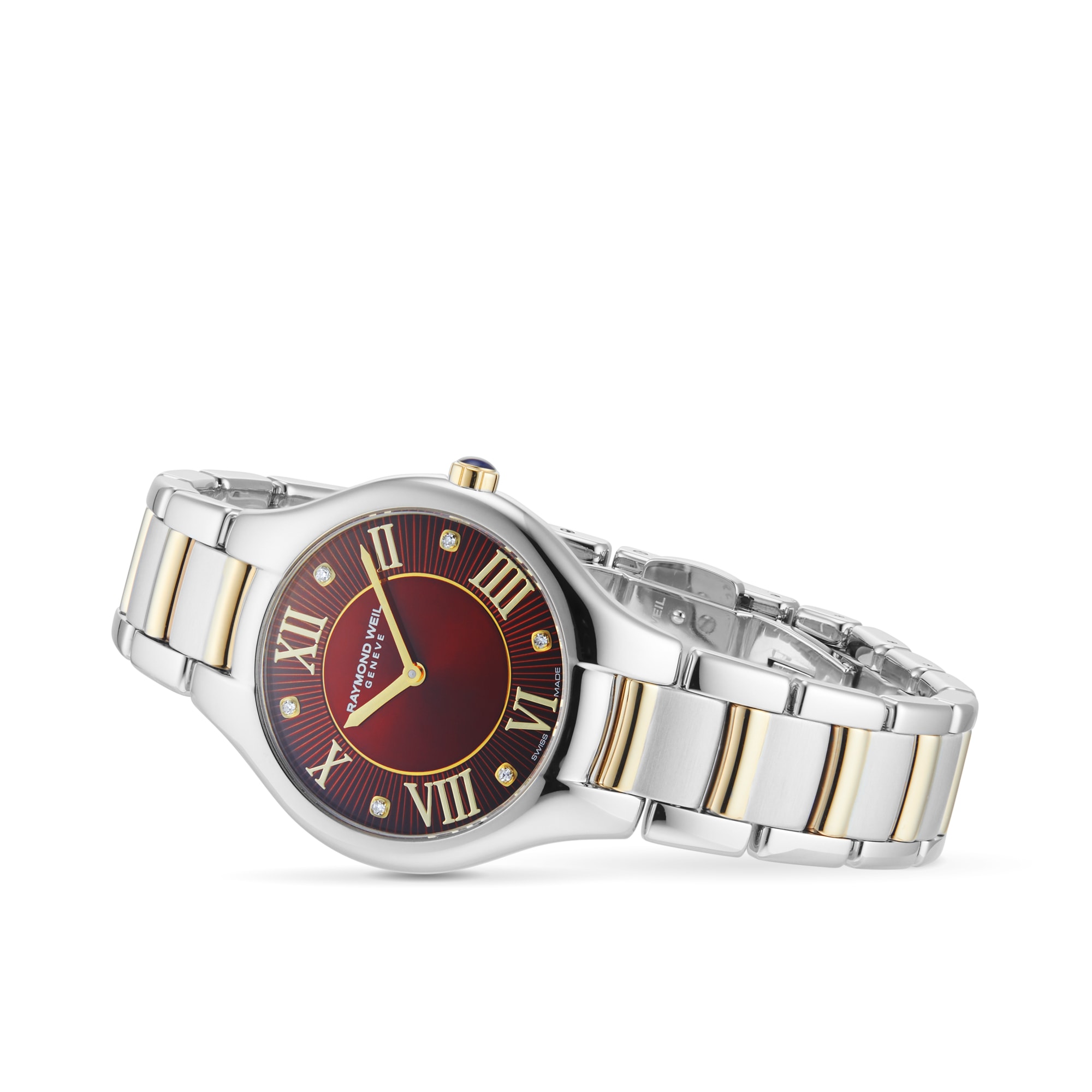 Raymond Weil Noemia Ladies Watch 32mm Red Dial Raymond Weil Noemia Ladies Watch 32mm Red Dial