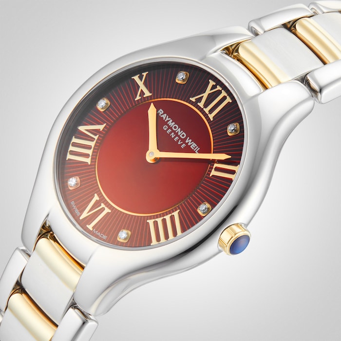 Raymond Weil Noemia Ladies Watch 32mm Red Dial