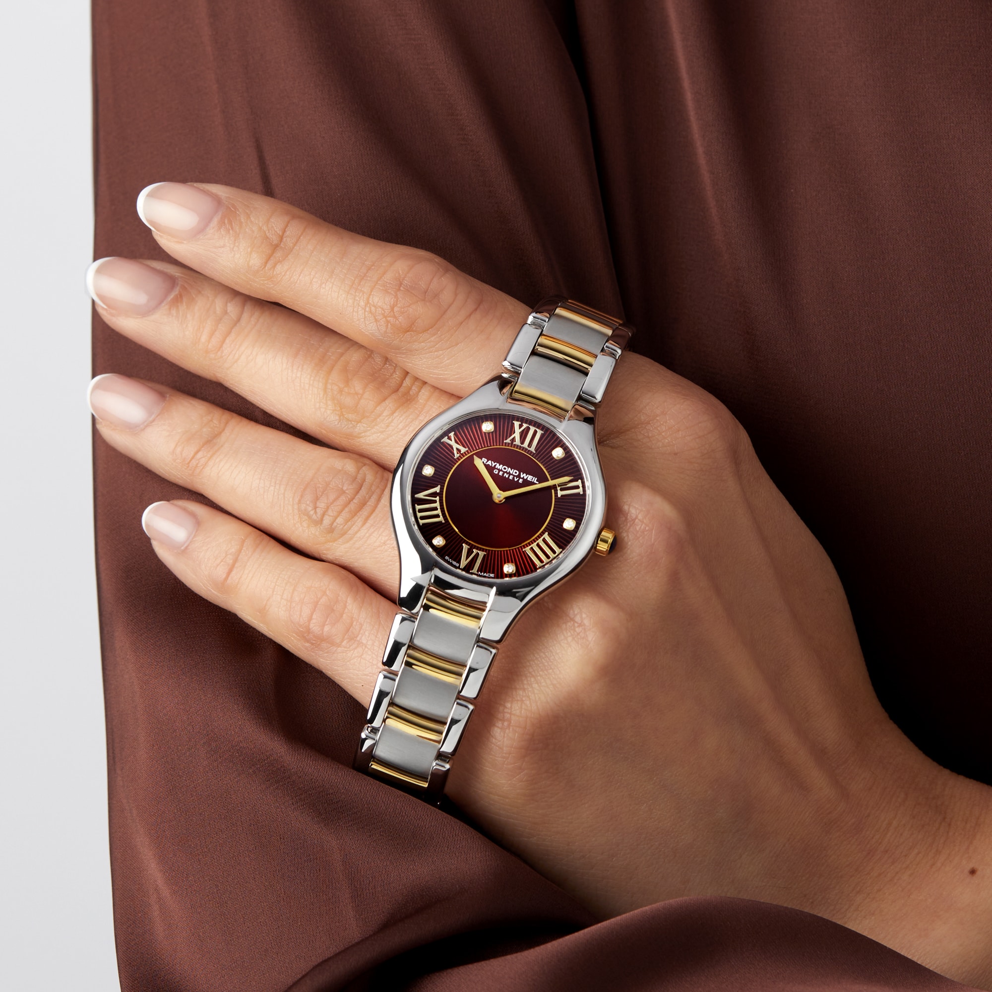 Raymond Weil Noemia Ladies Watch 32mm Red Dial Raymond Weil Noemia Ladies Watch 32mm Red Dial