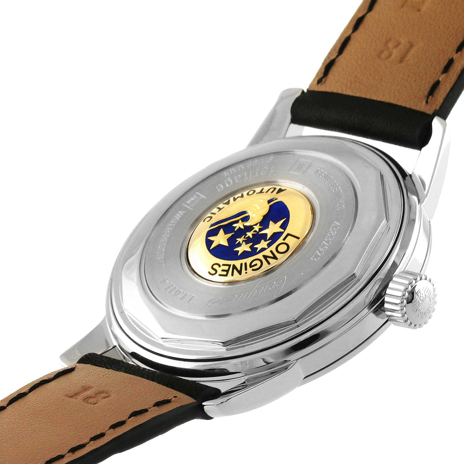 Longines Heritage Mens 35mm Automatic Mens Watch L16114752 | Goldsmiths