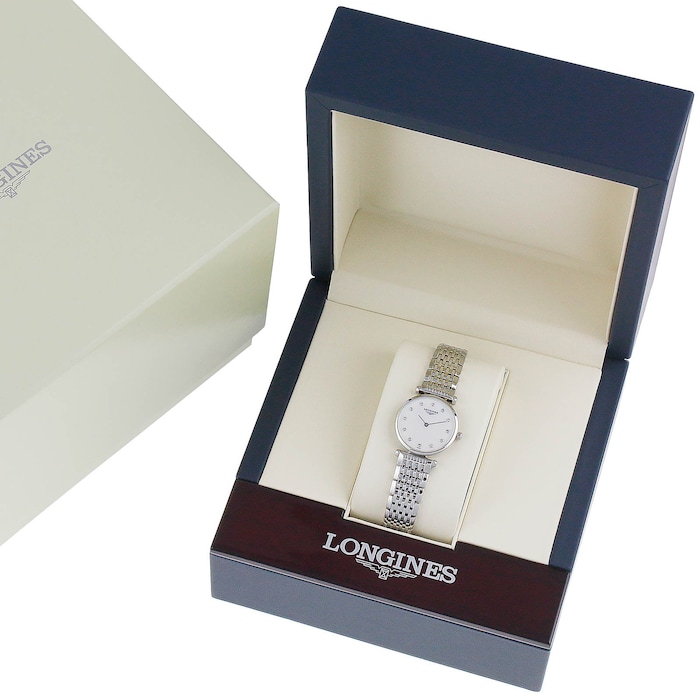 Longines La Grande Classique 24mm Diamond Dot Quartz Ladies Watch