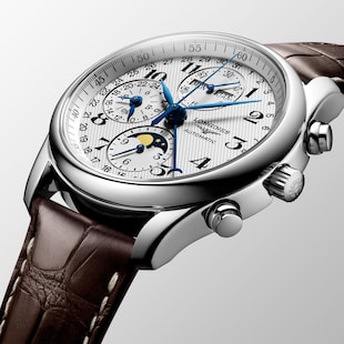 Longines Master Collection 40mm Chronograph With Moon Phase Mens Watch