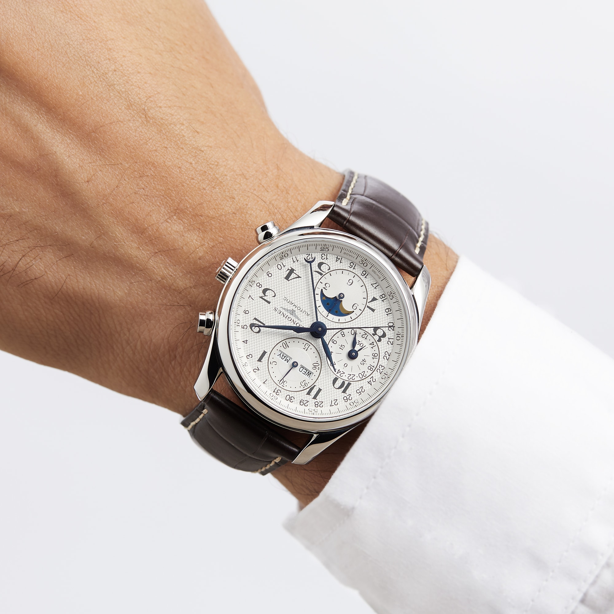 Longines Master Collection 40mm Chronograph With Moon Phase Mens Watch Longines Master Collection 40mm Chronograph With Moon Phase Mens Watch