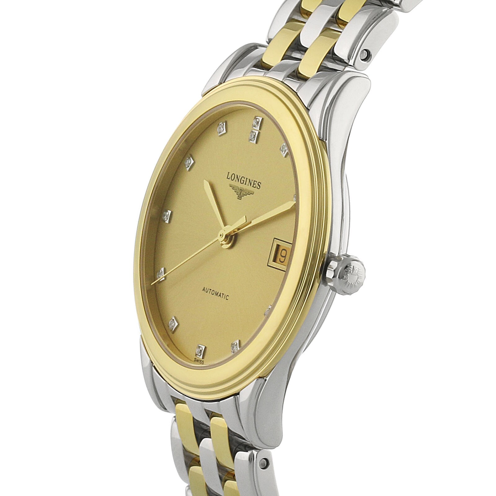 Longines Flagship 35.6mm Mens Watch L47743377 Watches Of Switzerland UK