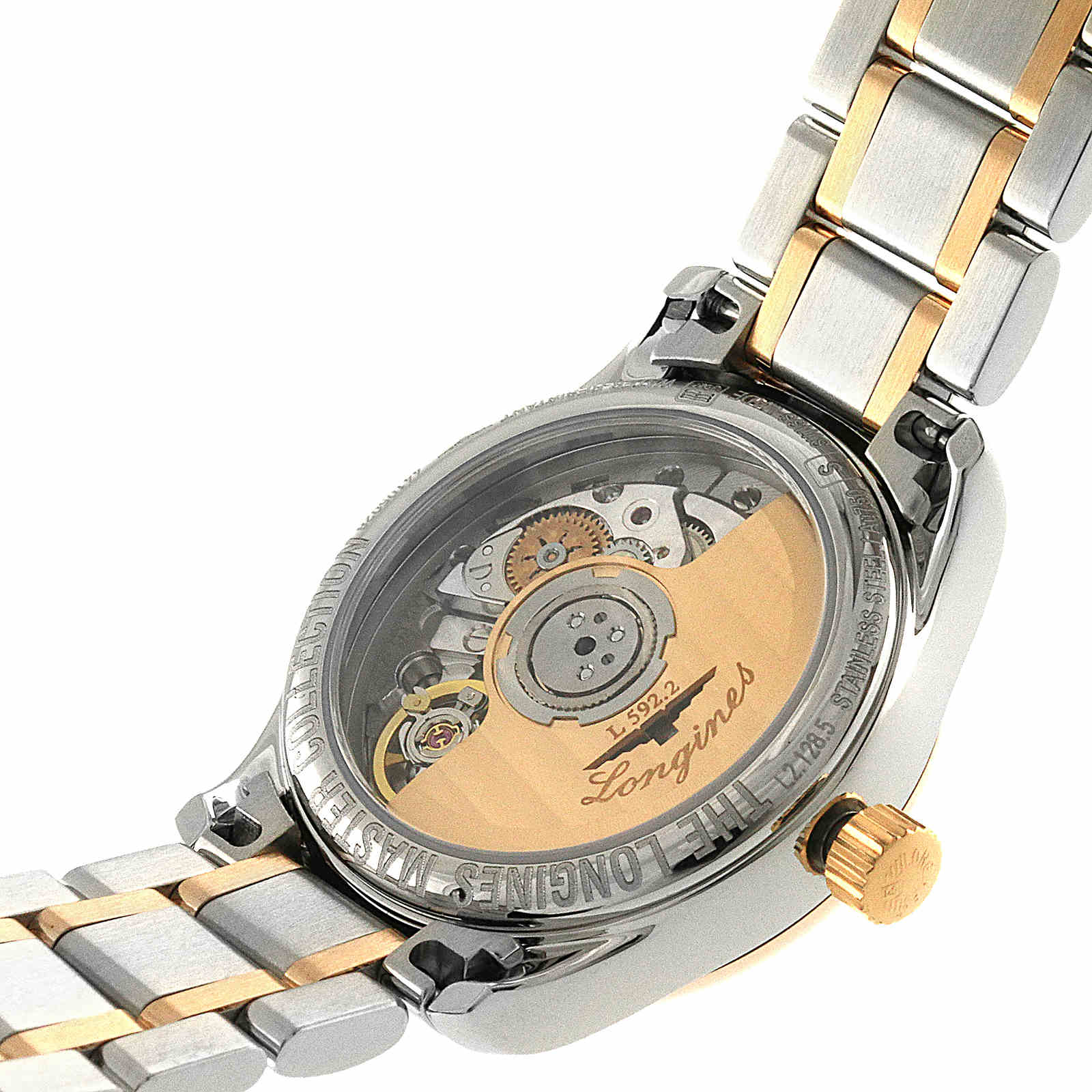 Longines Master Collection 25.5mm Stainless Steel Gold 18K Automatic Ladies Watch L21285897 Watches Of Switzerland UK