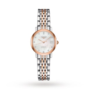 Longines Elegant 25.5mm Diamond Automatic Ladies Watch