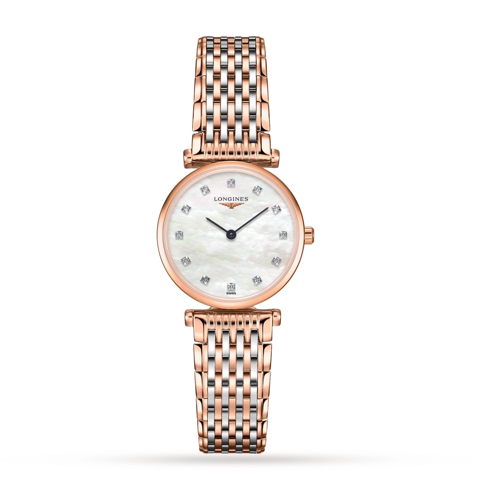 Longines La Grande Classique 24mm MOP Dial Stainless Steel/PVD Ladies Watch