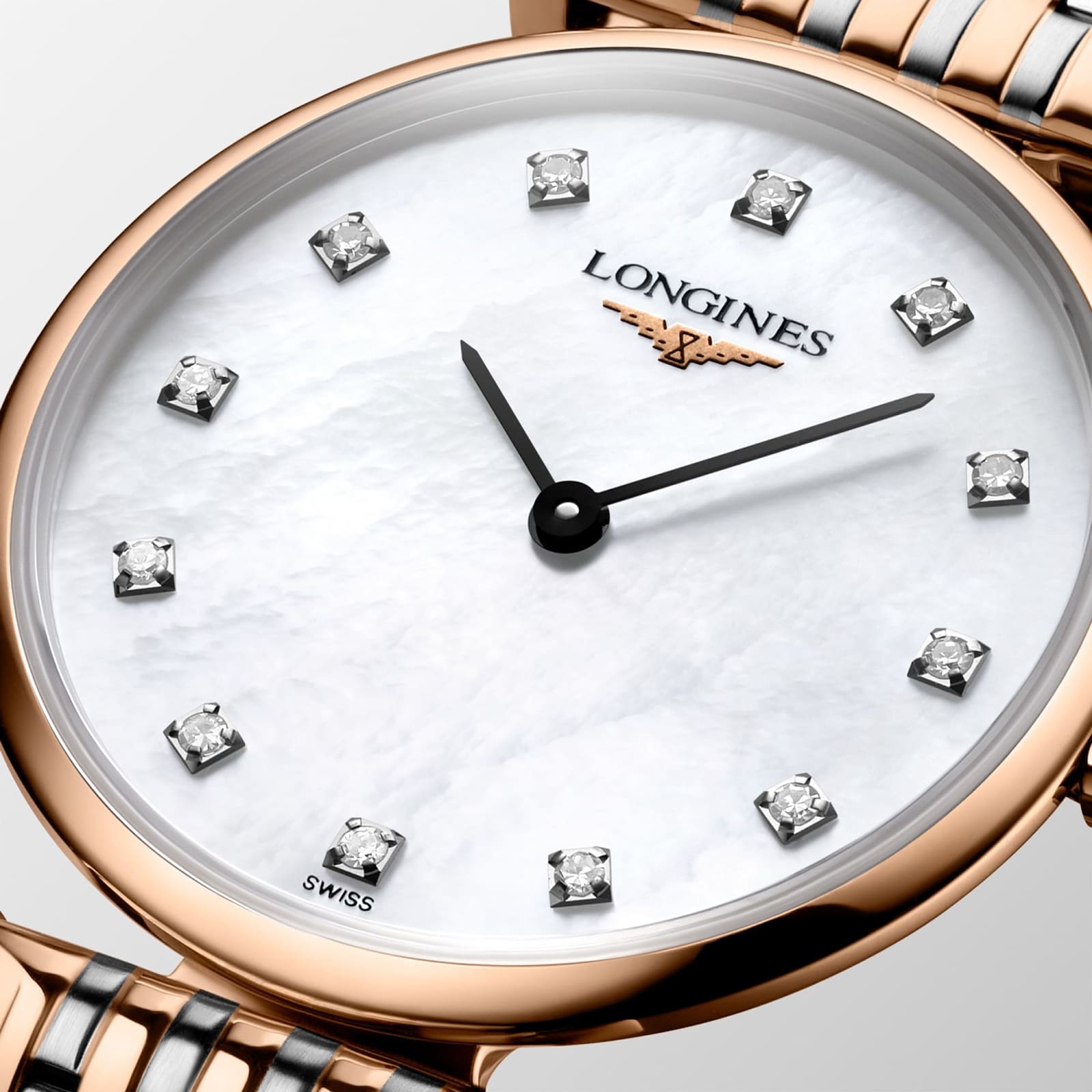 Longines La Grande Classique 24mm MOP Dial Stainless Steel/PVD Ladies Watch