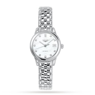 Longines Flagship 26mm Ladies Watch L42744876 | Goldsmiths