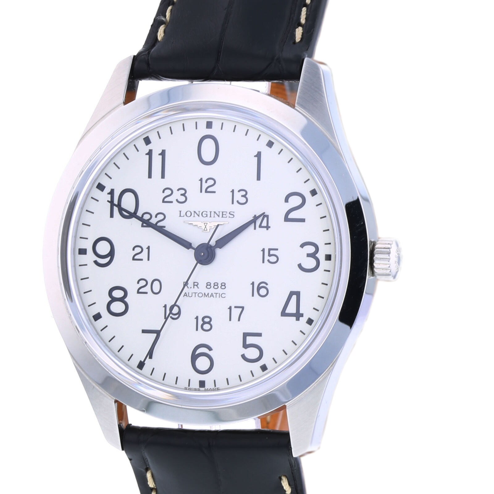 Longines Heritage 40mm Mens Watch L28034230 Mappin and Webb