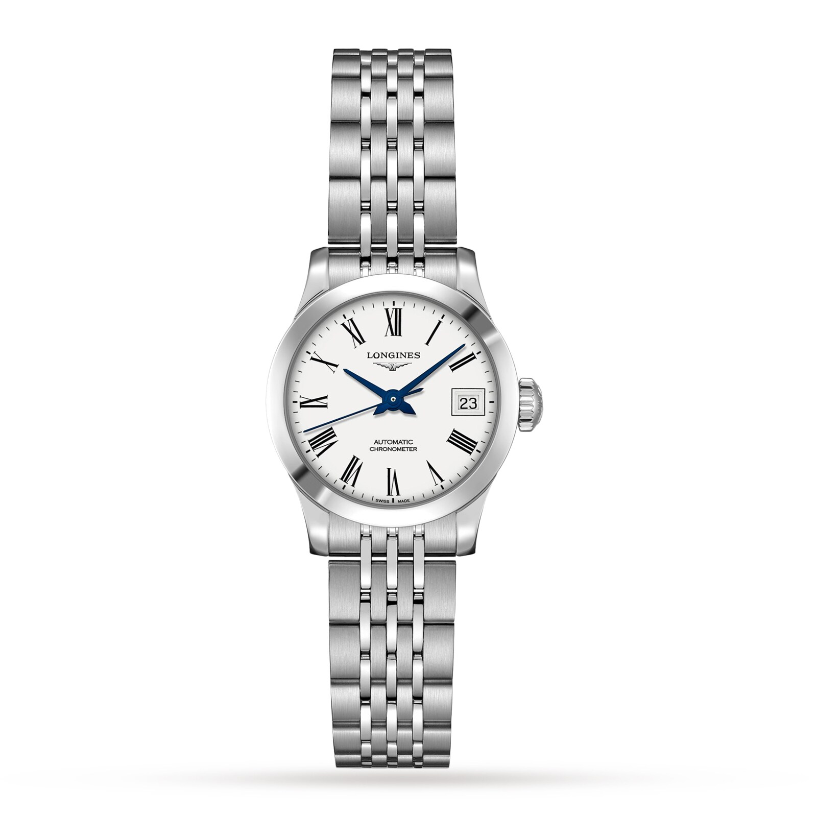 Longines Record Ladies 26mm COSC Automatic Ladies Watch
