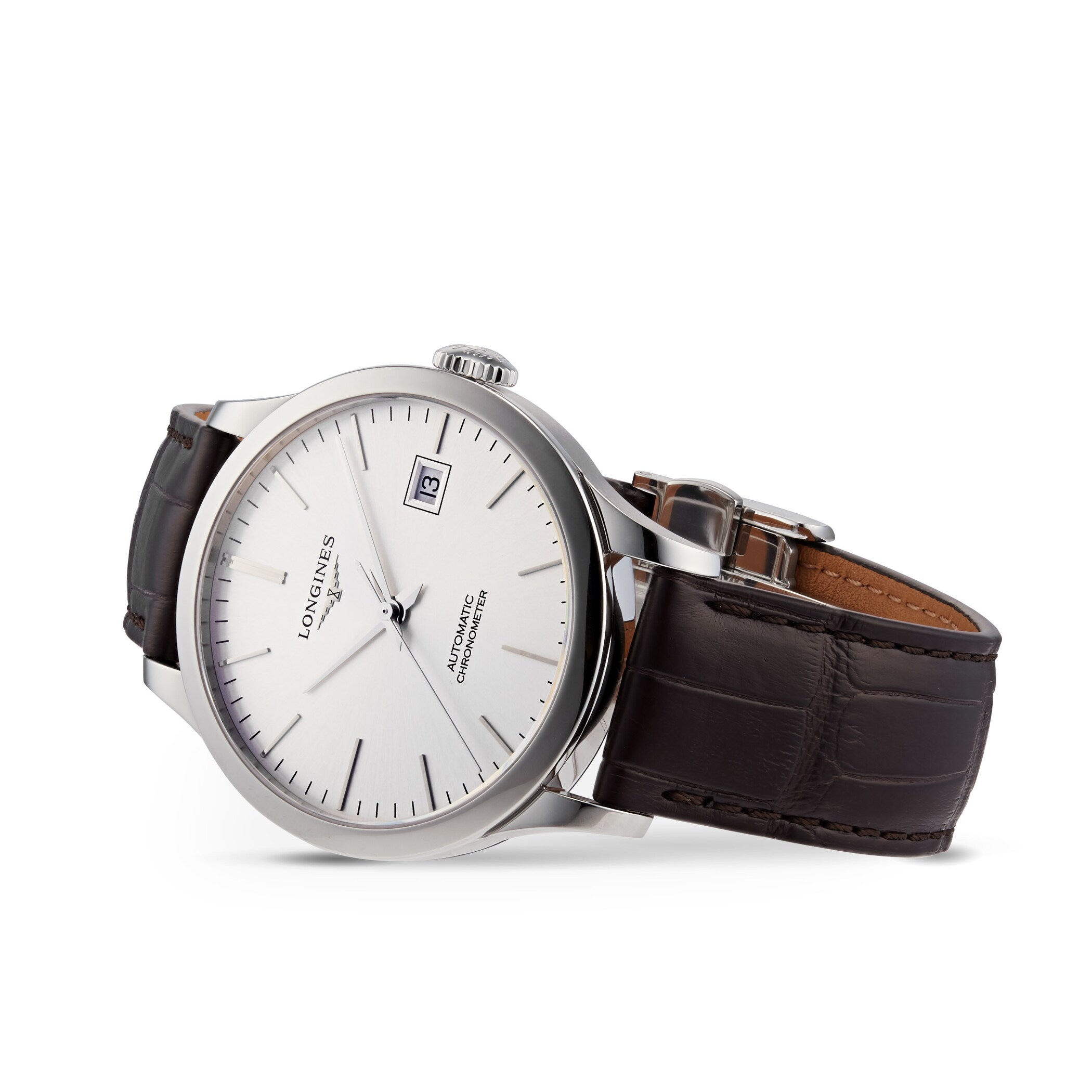 Longines Record 38.5mm Mens Watch
