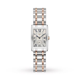 Longines DolceVita 21mm Stainless Steel with 18k Pink Gold Ladies Watch