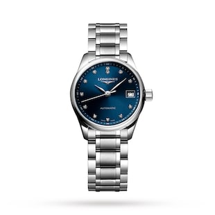 Longines Master Collection 25.5mm Ladies Watch Sunray Blue