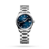 Longines Master Collection 25.5mm Ladies Watch Sunray Blue