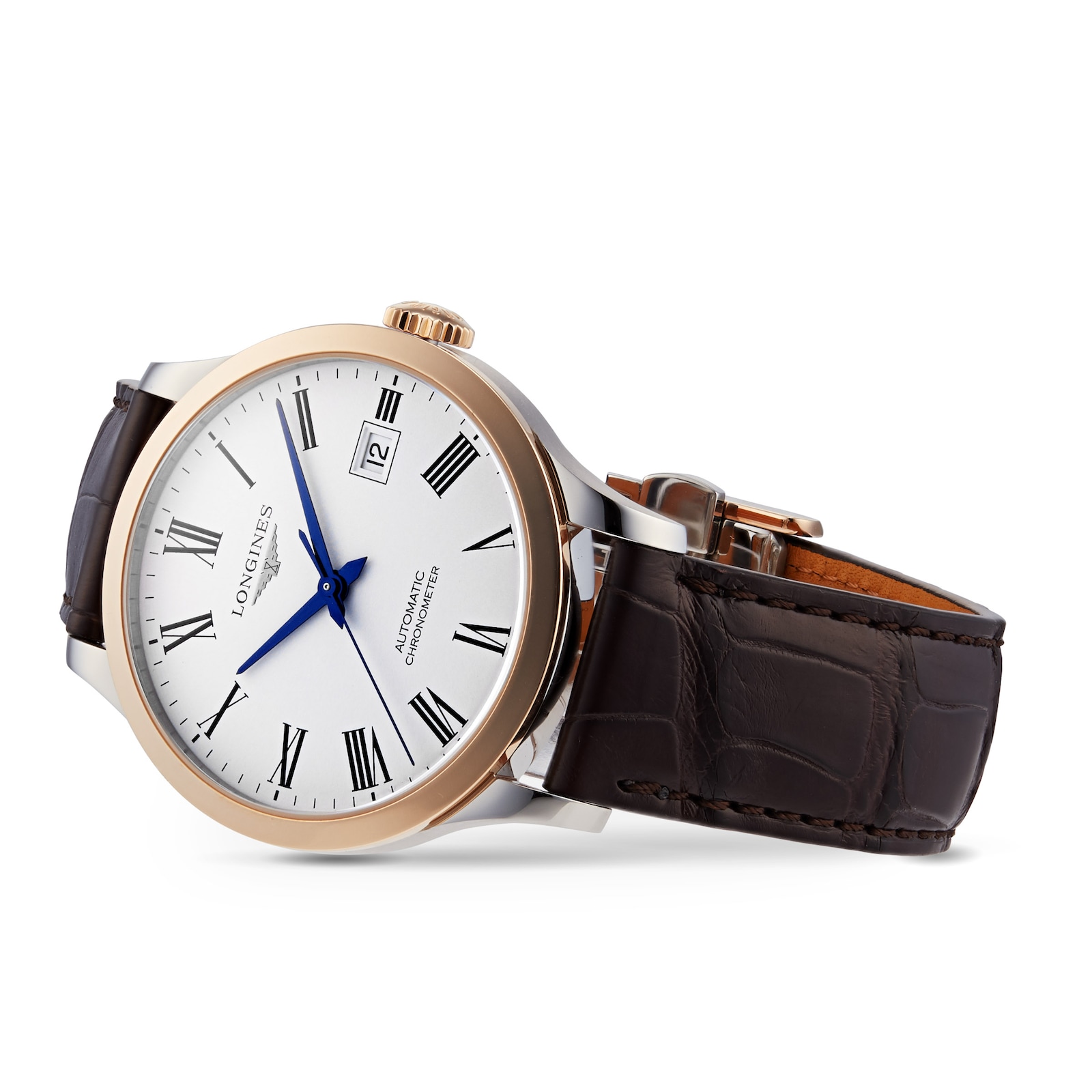 Longines Record 38mm Ladies Watch L28205112 Watches Of Switzerland UK