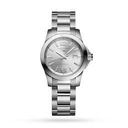 17350739 - Conquest 29.5mm Ladies Watch Sunray Silver
