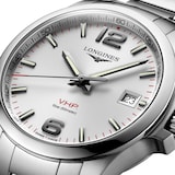 Longines Conquest V.H.P 41mm Mens Watch Silver