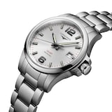 Longines Conquest V.H.P 41mm Mens Watch Silver