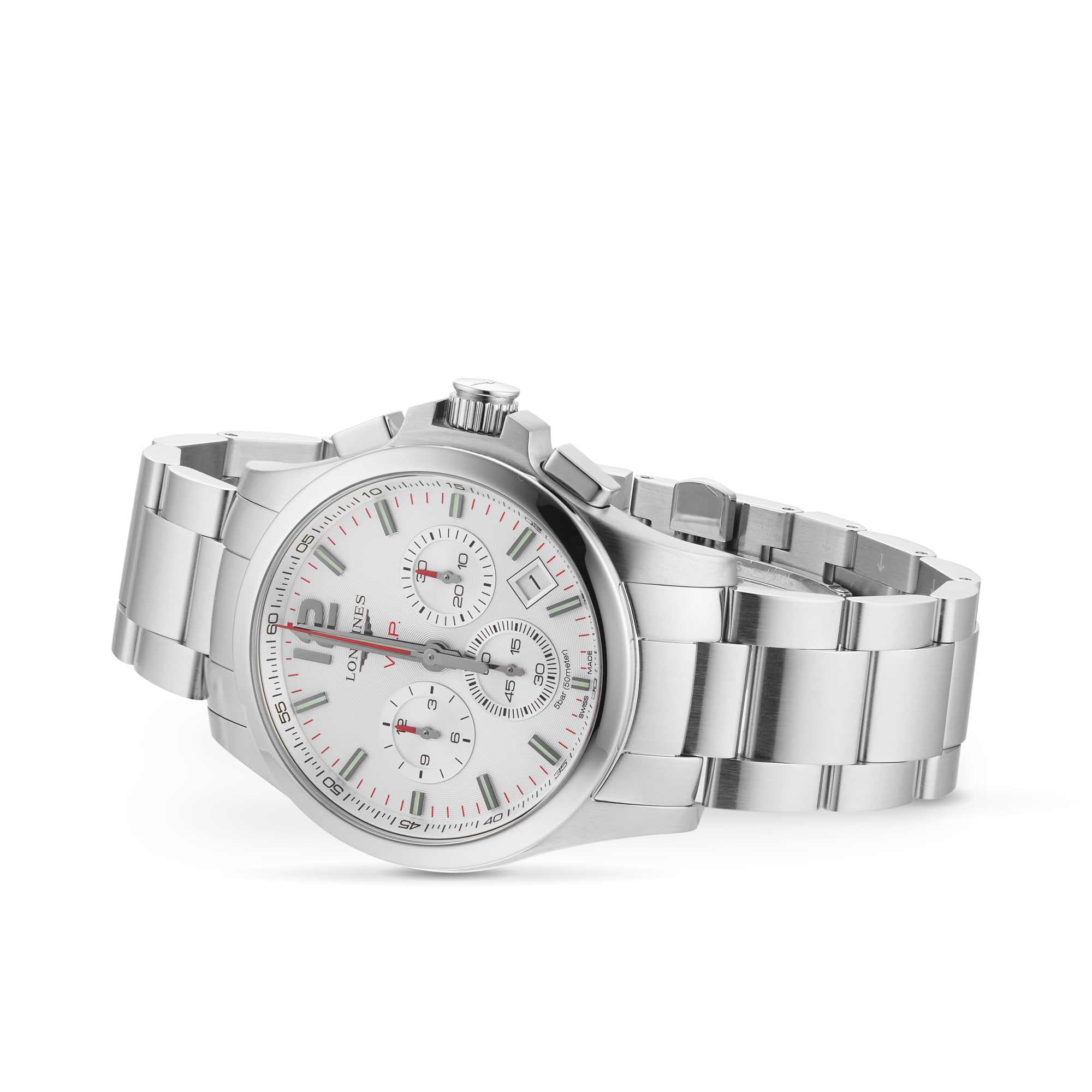 Longines Conquest V.H.P 42mm Mens Watch Silver Longines Conquest V.H.P 42mm Mens Watch Silver