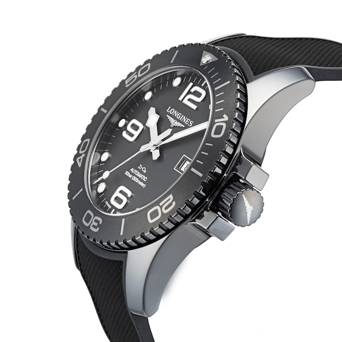 Longines All-black Ceramic Hydroconquest 43mm Automatic Mens Watch